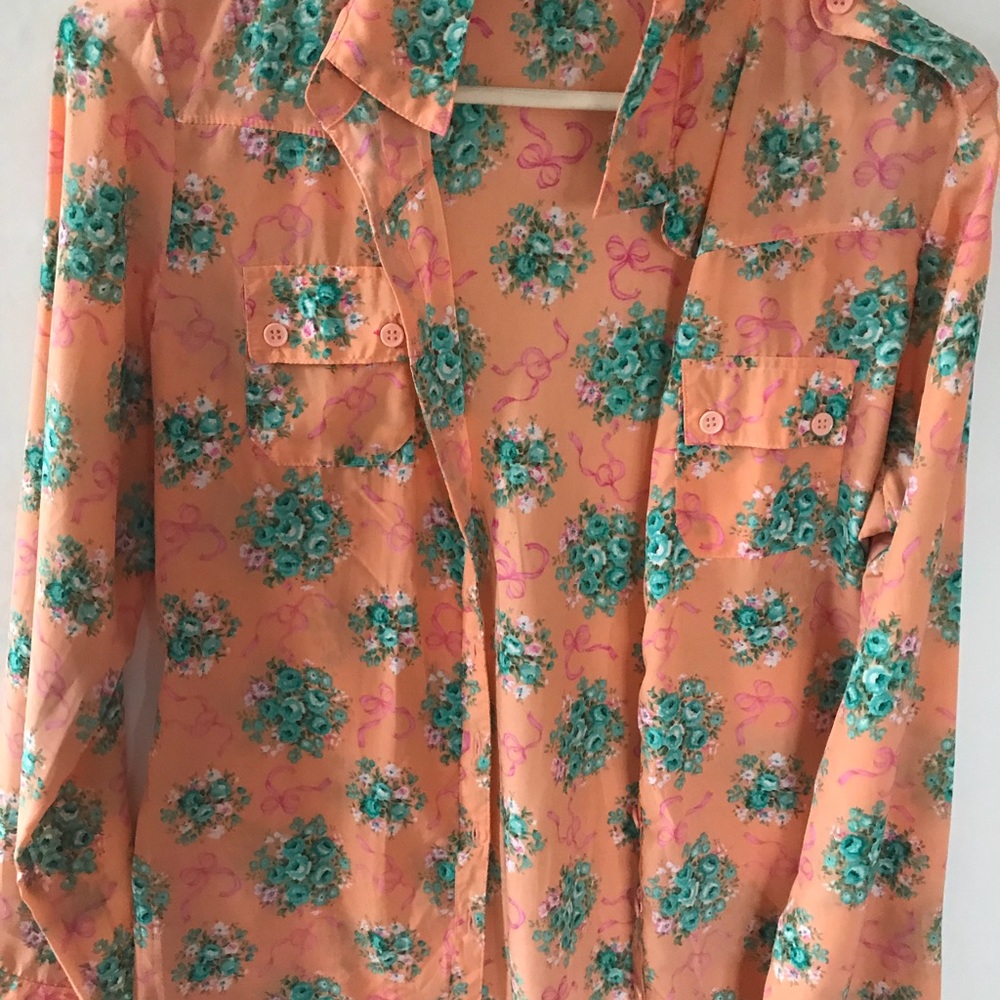 Floral long sleeves
